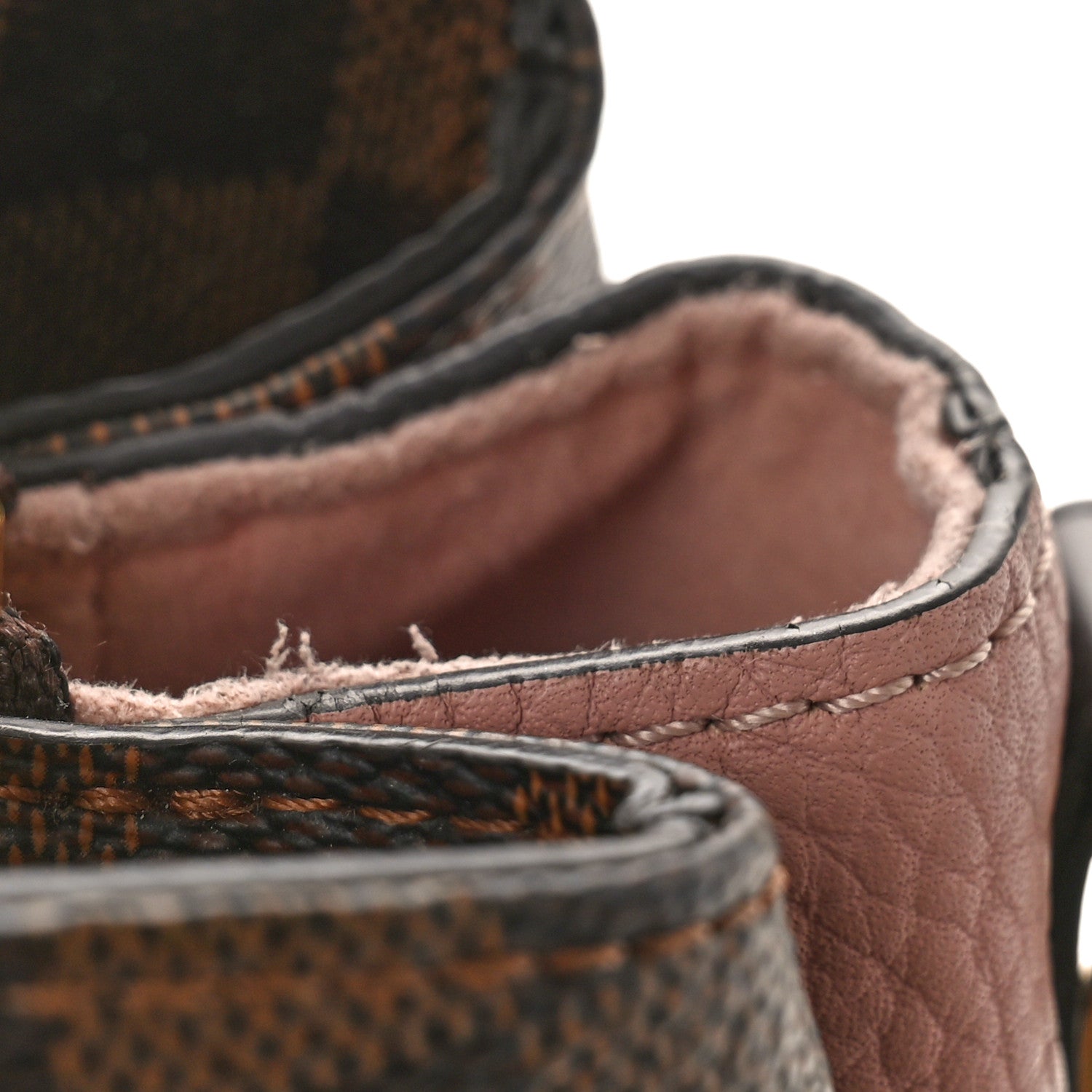Louis Vuitton Cuir Taurillon Damier Ebene Normandy Magnolia 11 of 15