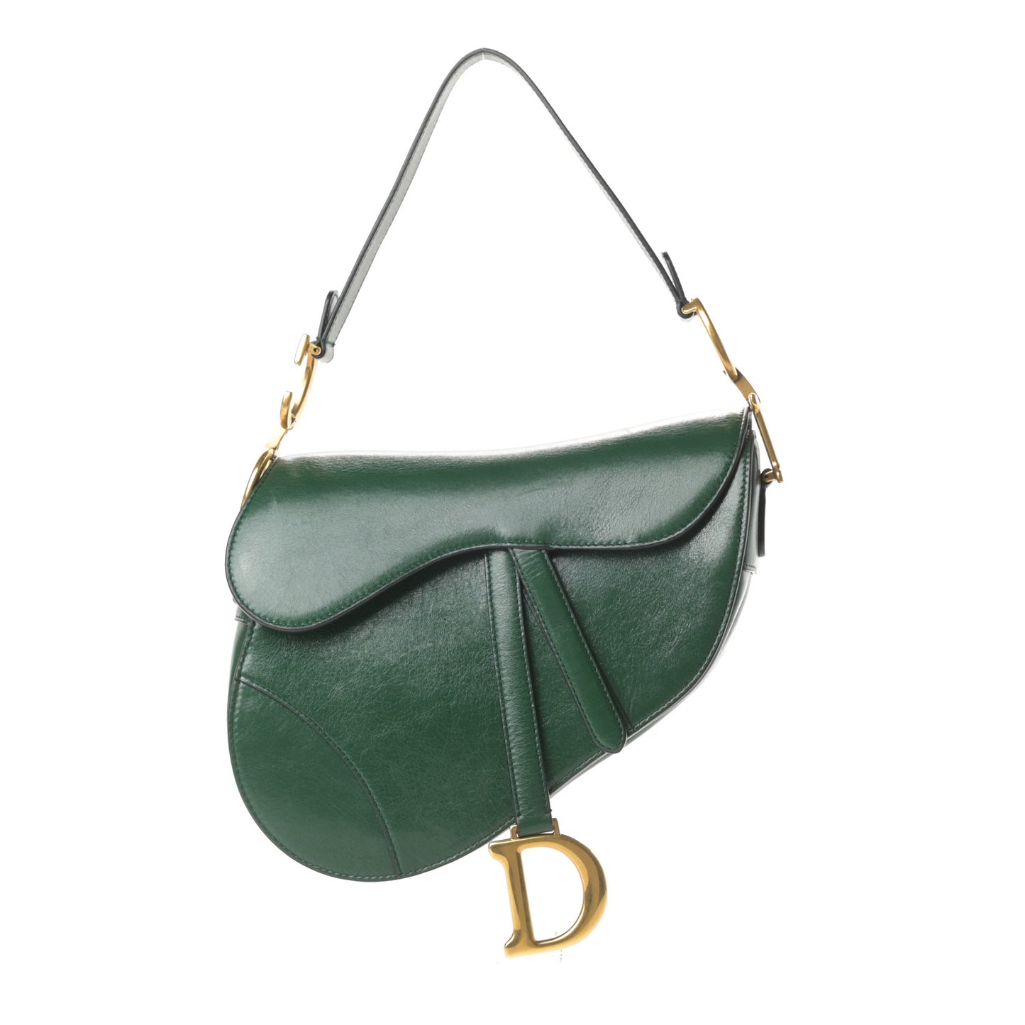 Calfskin Saddle Bag Green
