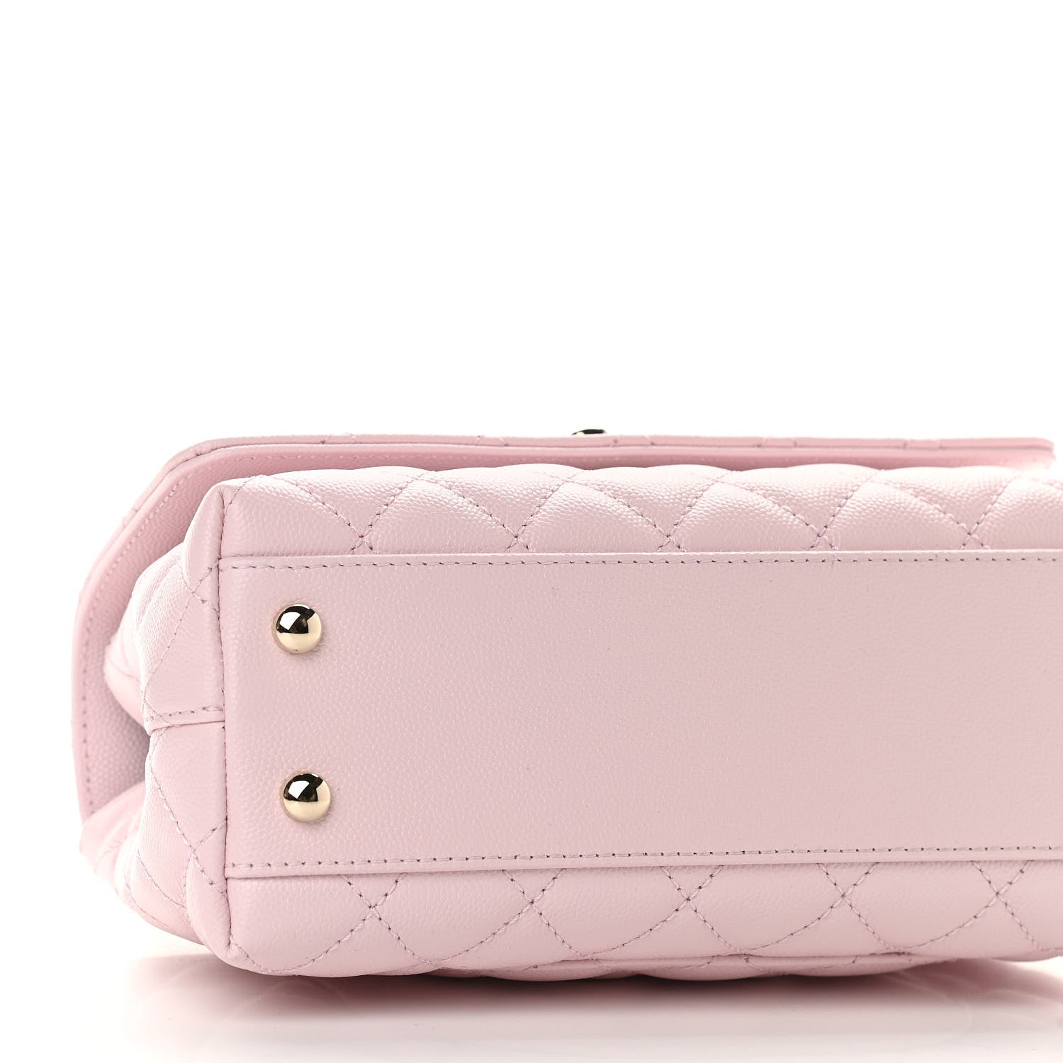 Chanel Caviar Quilted Mini Coco Handle Flap Light Pink 8 of 9