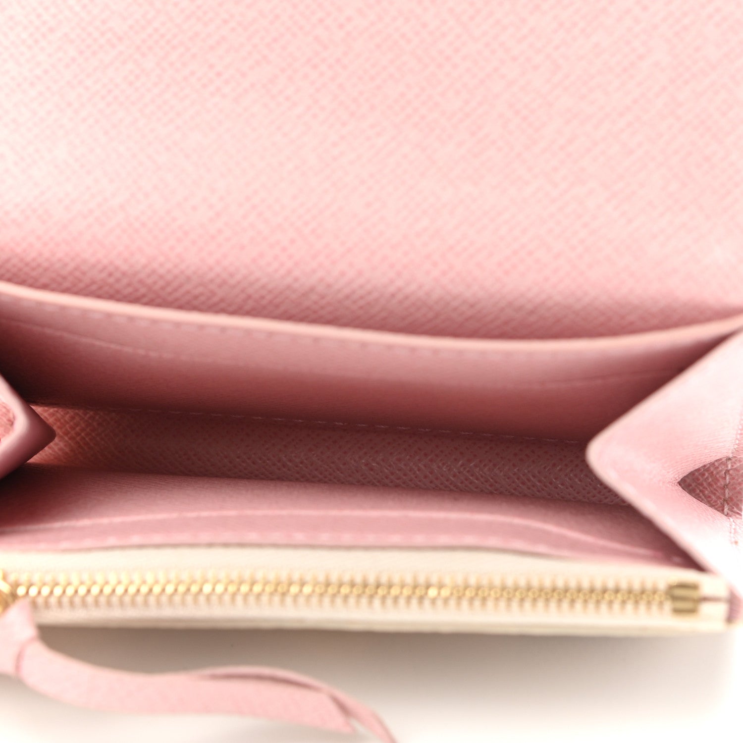 Louis Vuitton Damier Azur Rosalie Coin Purse Rose Ballerine 5 of 8