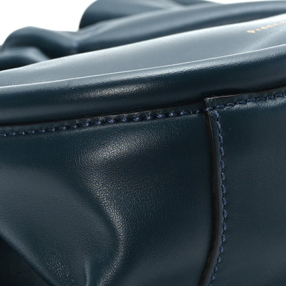 Proenza Schouler Calfskin Small Ruched Tote Navy 8 of 11