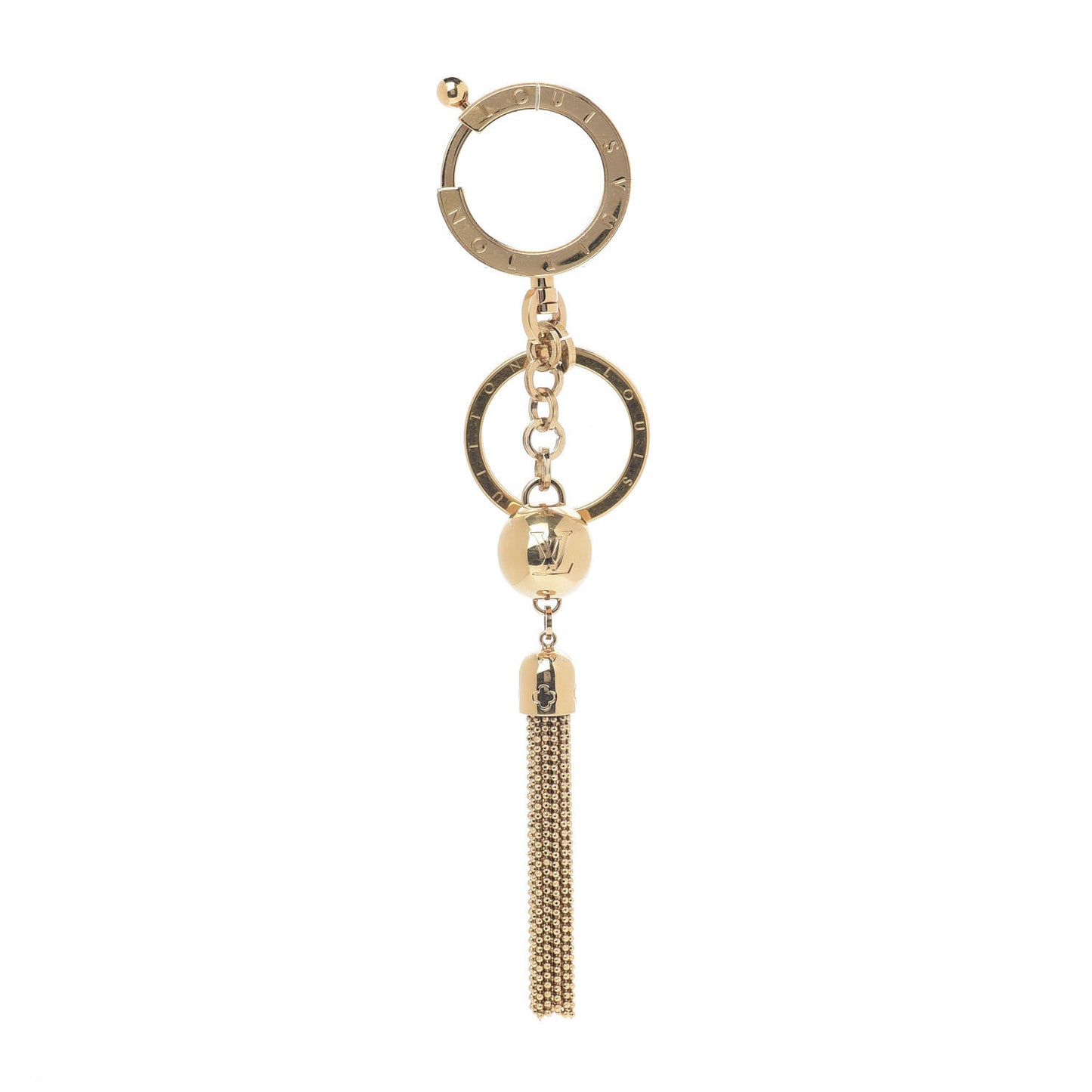Goldtone Swing Key Holder and Bag Charm
