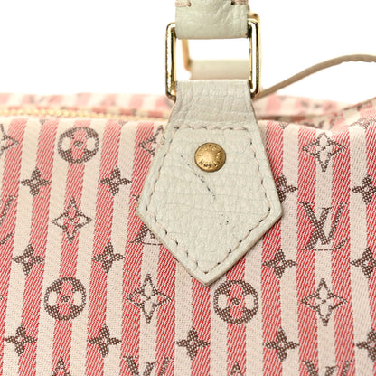 Louis Vuitton Mini Lin Croisette Speedy 30 Rouge 12 of 13