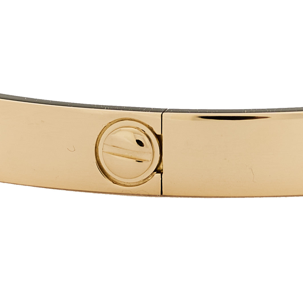 Cartier 18K Yellow Gold LOVE Bracelet 17 4 of 9