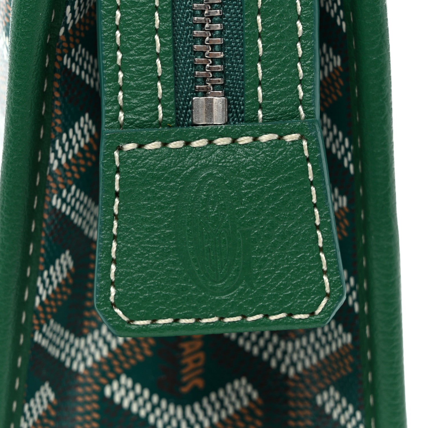 Goyard Goyardine Jouvence Toiletry Pouch MM Green 6 of 9