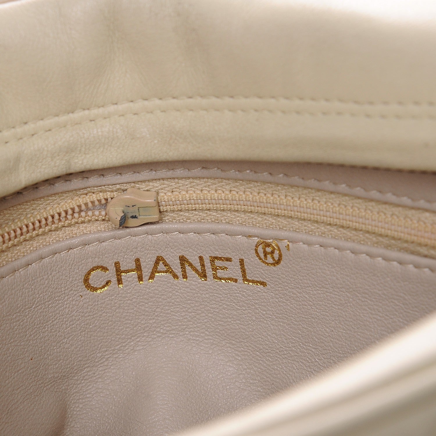 Chanel Lambskin Chevron Tassel Camera Case Beige Clair 6 of 10