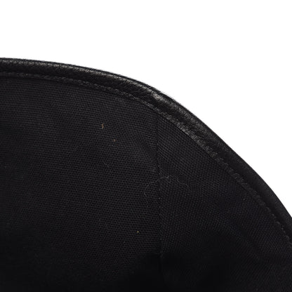 Burberry Grain Calfskin Canvas Mega Check Drifton Backpack Black 10 of 14