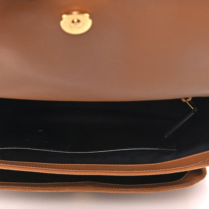 Saint Laurent Suede Monogram Medium Niki Chain Satchel Cinnamon 5 of 12
