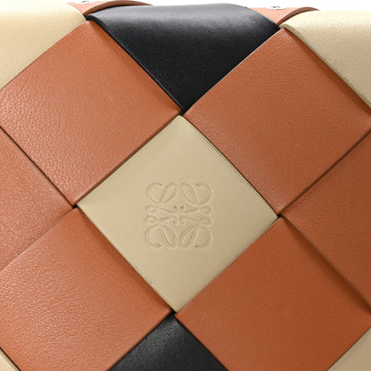 Loewe Calfskin Woven Studded Basket Surplus Bag Multicolor 7 of 12