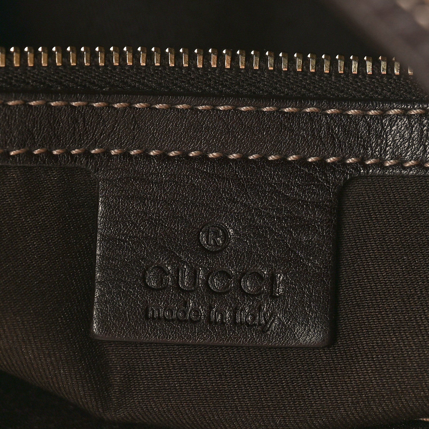 Gucci Monogram Web Jackie O Bouvier Hobo Dark Brown 6 of 10