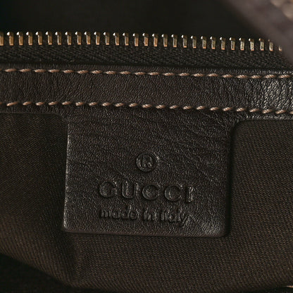 Gucci Monogram Web Jackie O Bouvier Hobo Dark Brown 6 of 10