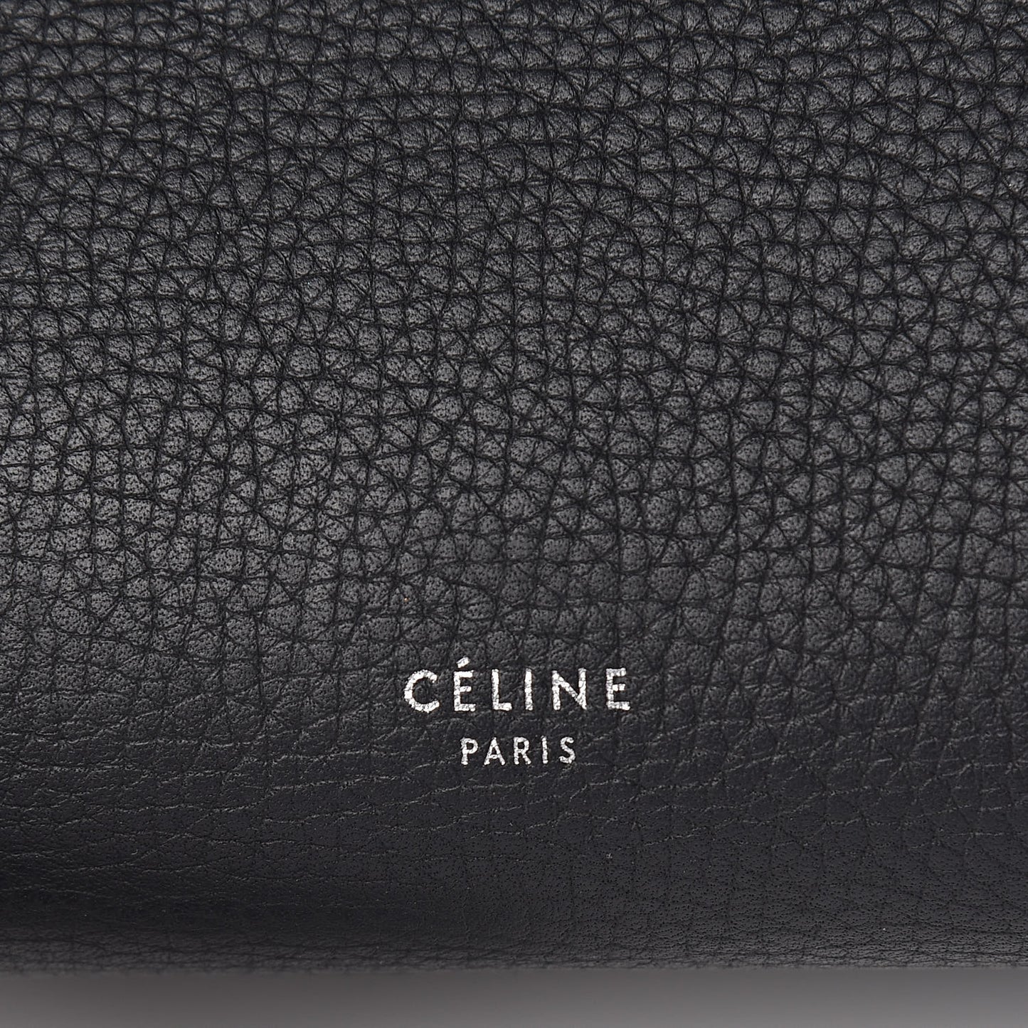 Supple Grained Calfskin Small Big Bag Black