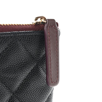 Chanel Caviar Quilted Medium Cosmetic Case Black 9 of 9