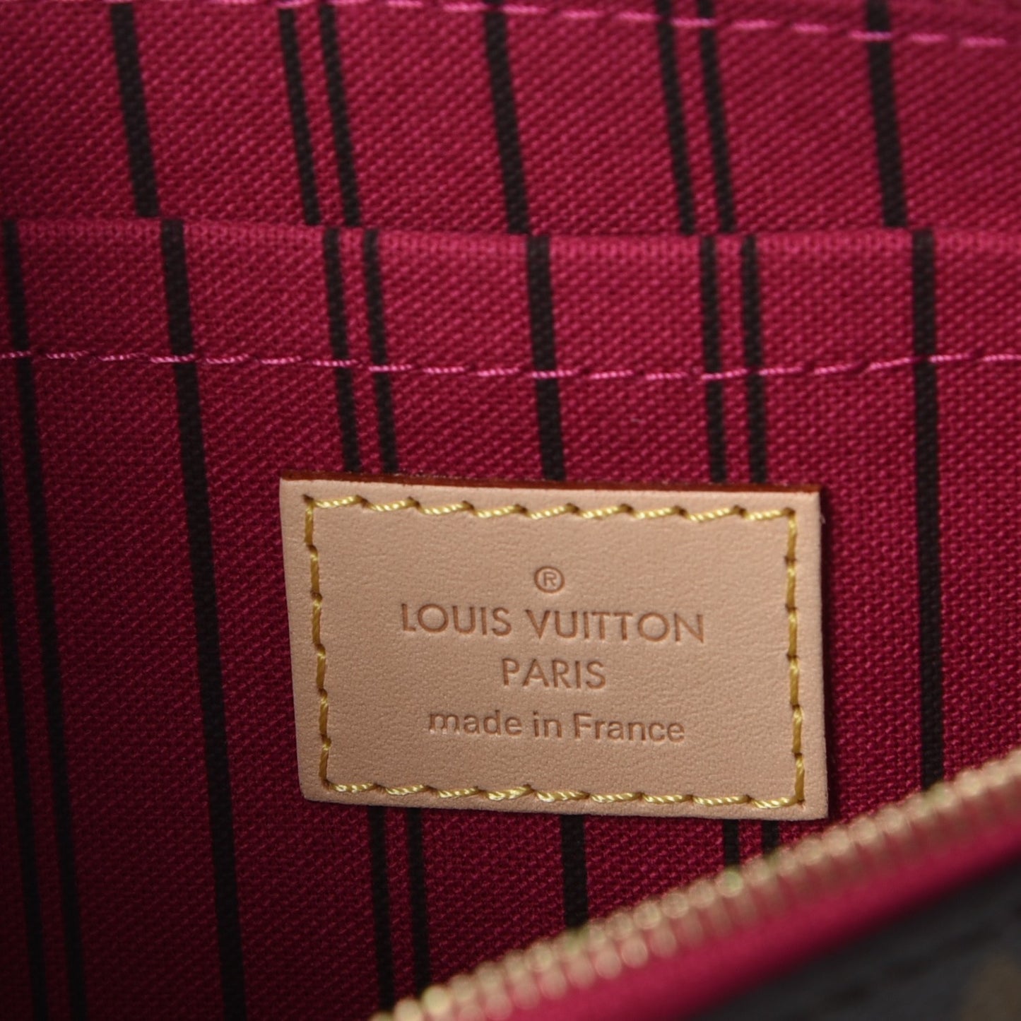 Monogram Neverfull MM GM Pochette Pivoine