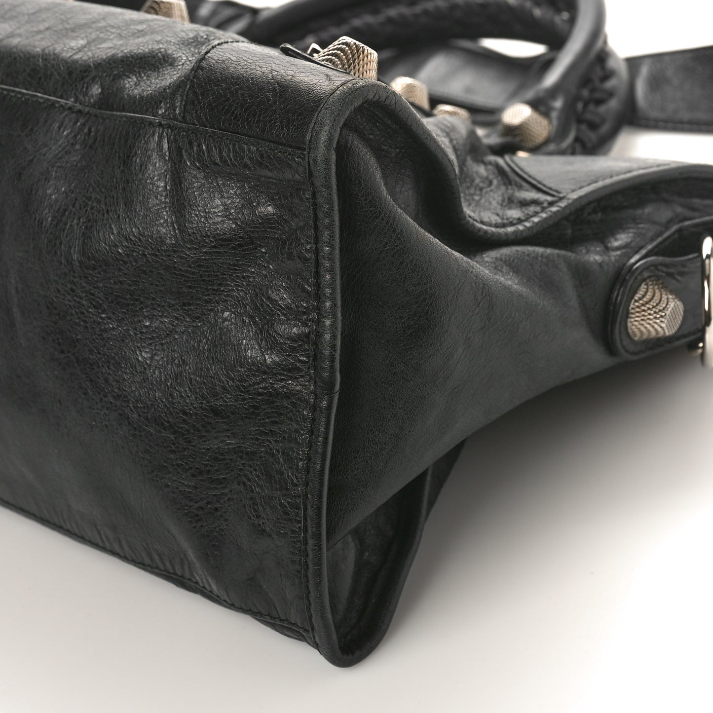 Agneau Giant 21 Silver Hardware Part Time Black