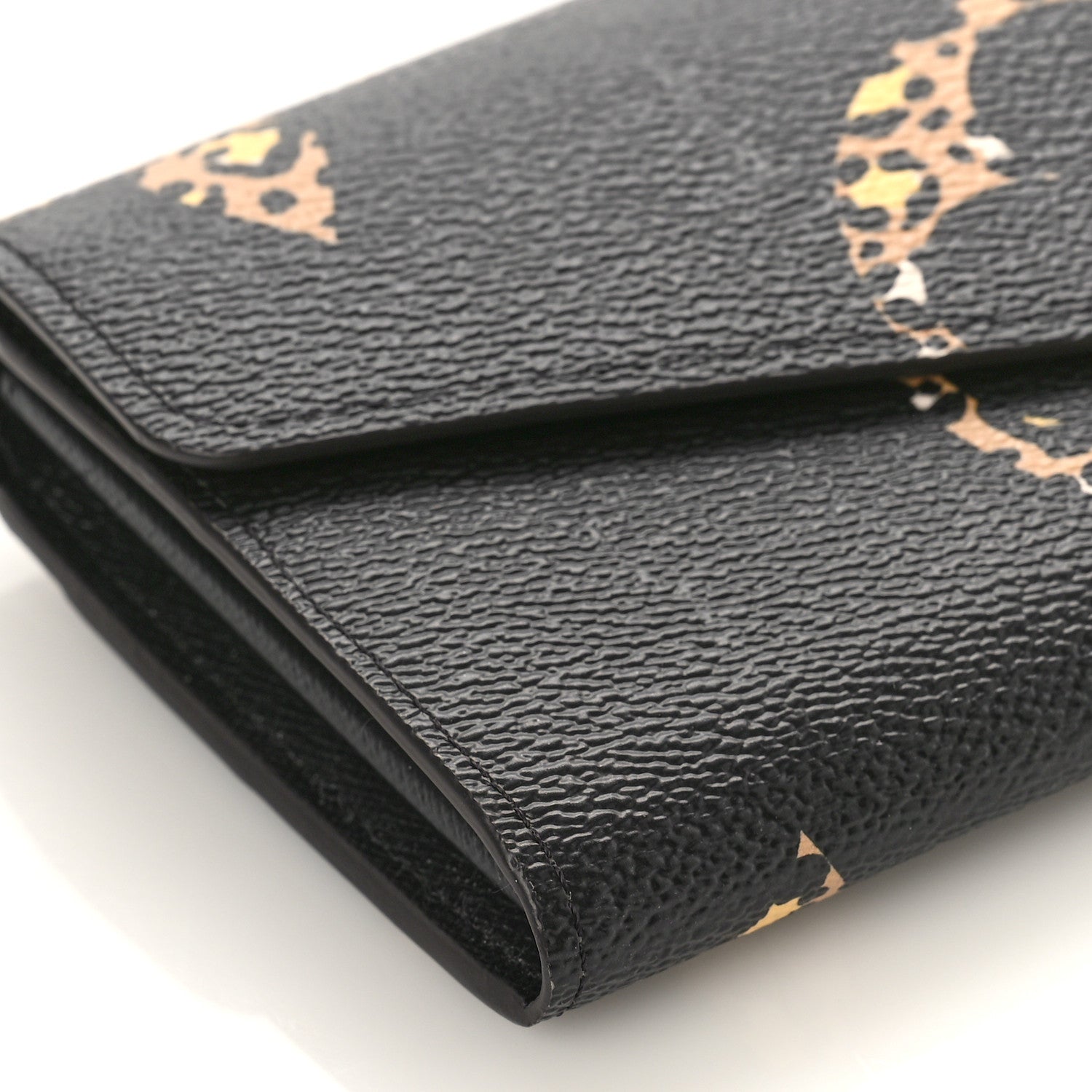 Louis Vuitton Monogram Giant Jungle Sarah Wallet Black 7 of 8