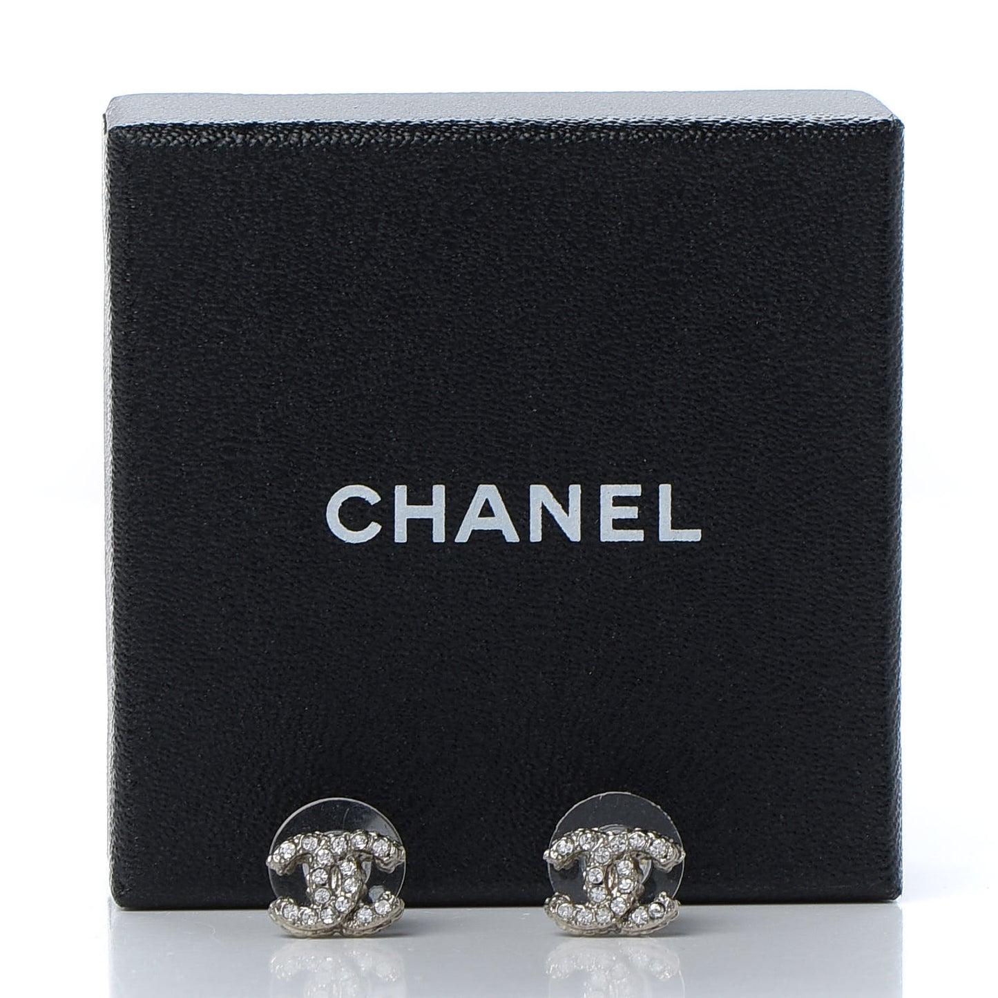 Crystal Mini Timeless CC Earrings Silver