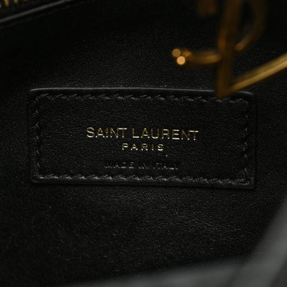 Saint Laurent Grained Calfskin Small Le 5 A 7 Soft Hobo Black 6 of 10