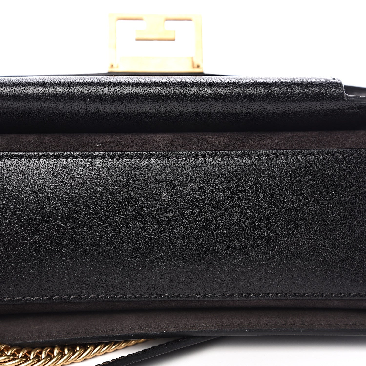Givenchy Goatskin Small GV3 Shoulder Bag Black Grey 7 of 11