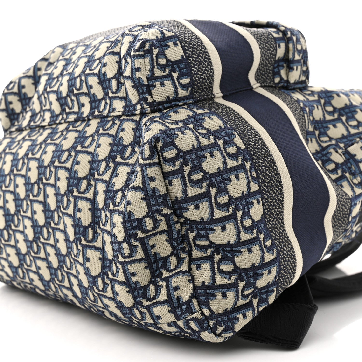 Christian Dior Oblique Diortravel Backpack Blue 10 of 14