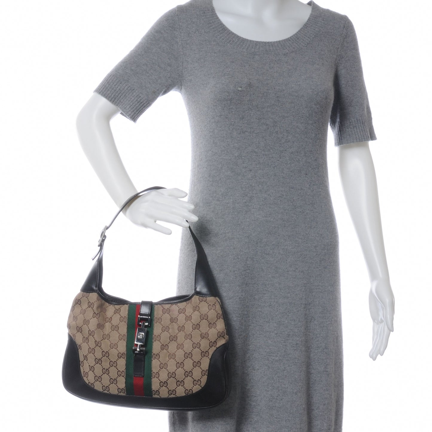 Monogram Web Jackie O Hobo