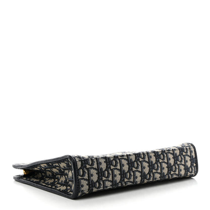 Christian Dior Oblique 30 Montaigne Pouch Blue 4 of 7