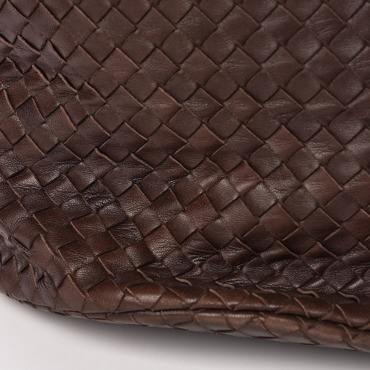 Nappa Intrecciato Tote Ebano