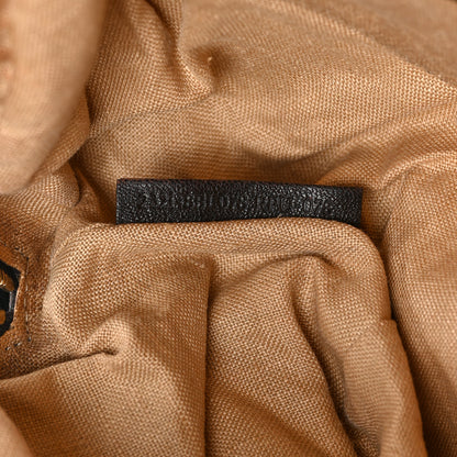 Fendi Zucca Nappa Nuvolata Vitello Tortuga Spy Bowler Tobacco Moro 7 of 9