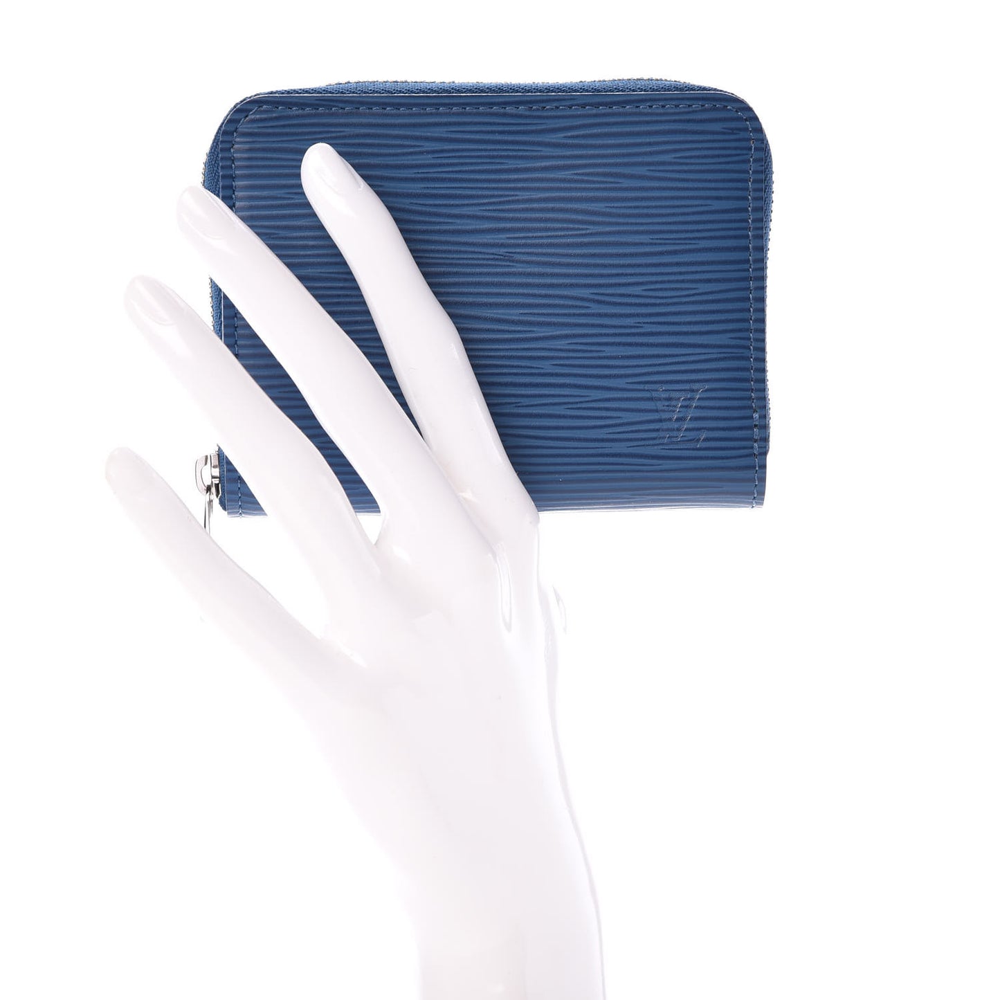 Epi Zippy Coin Purse Saphir