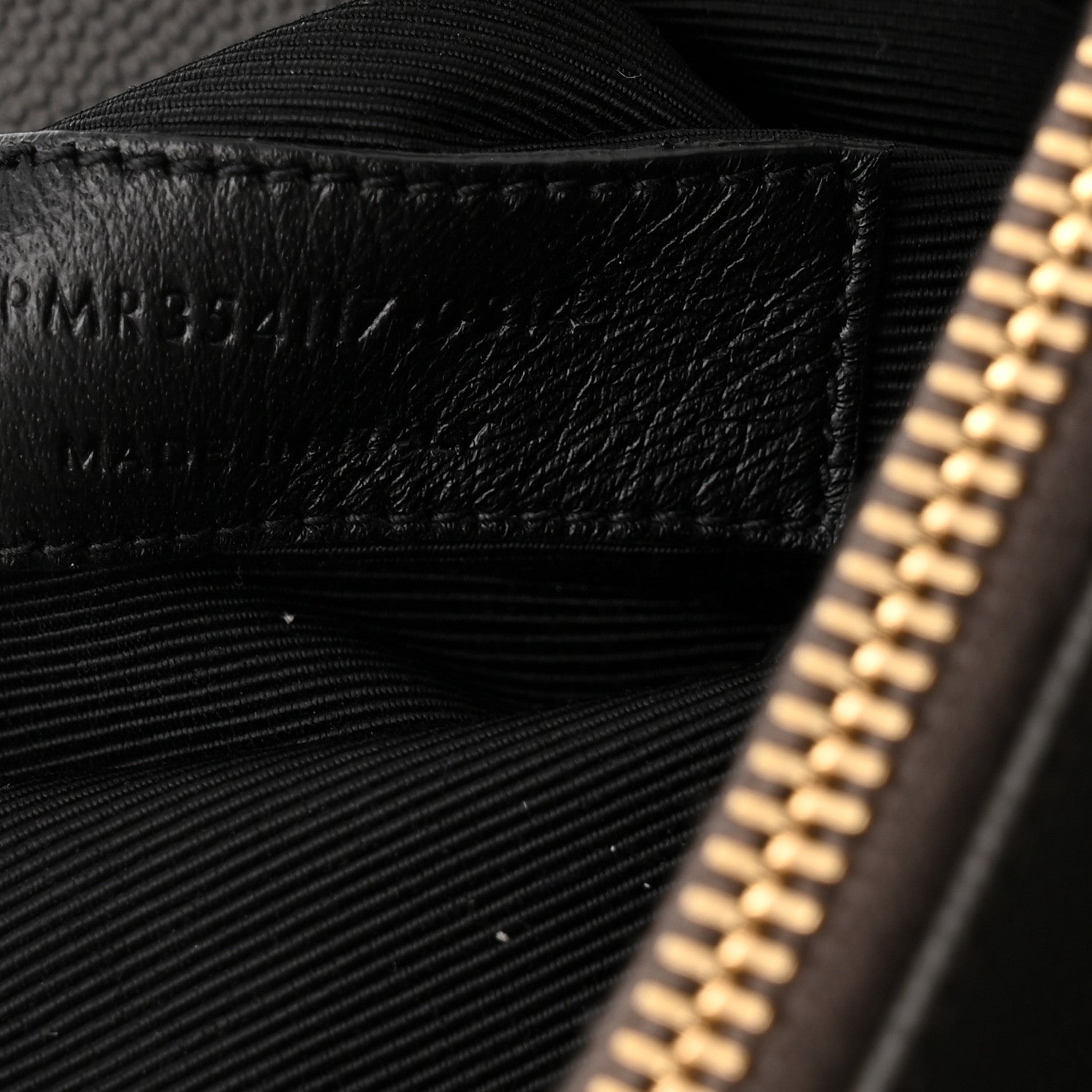 Saint Laurent Grain De Poudre Matelasse Chevron Monogram Shopping Bag Fog 8 of 14