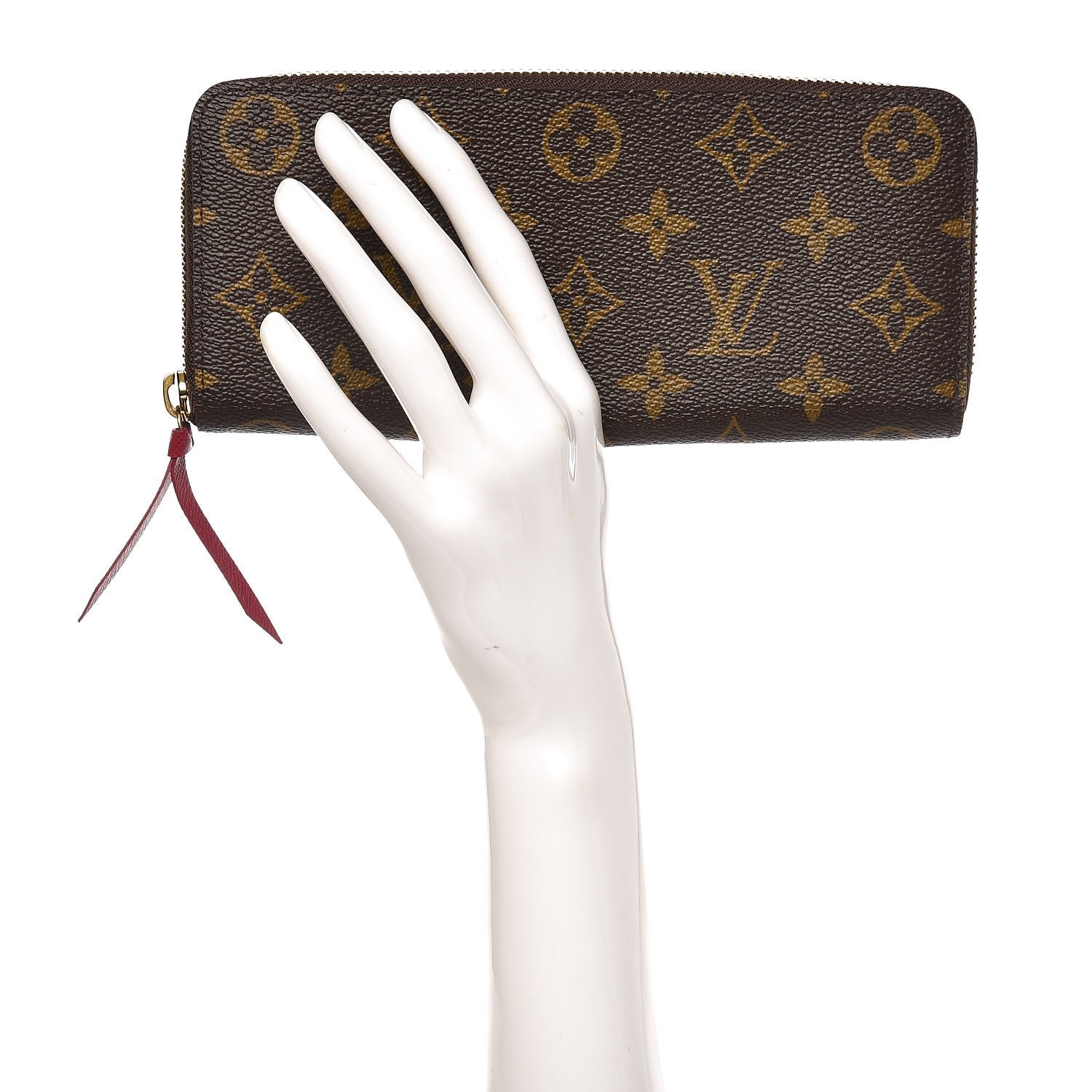Louis Vuitton Monogram Clemence Wallet Fuchsia 2 of 8