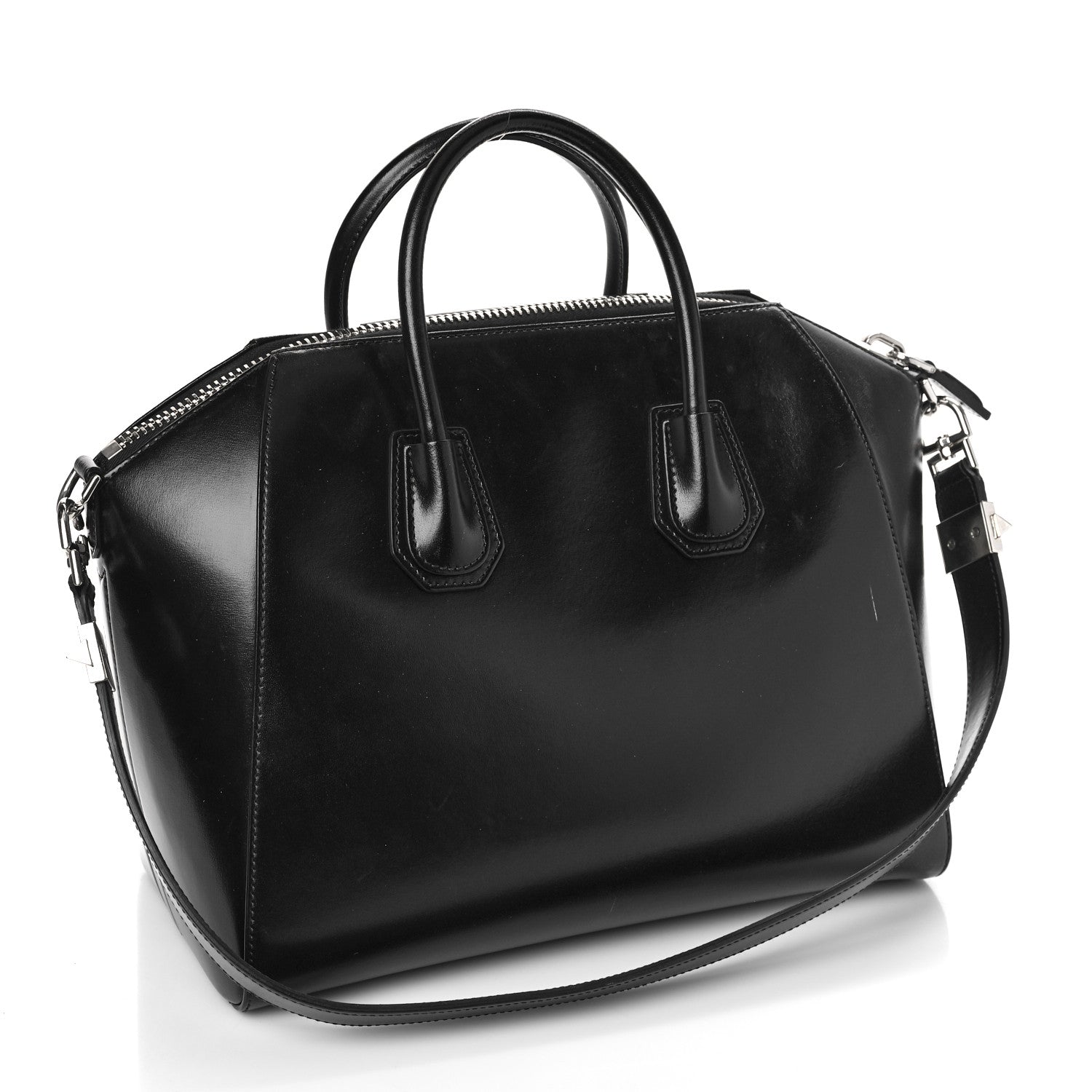 Givenchy Shiny Lord Calfskin Medium Antigona Black 3 of 11