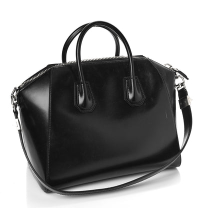 Givenchy Shiny Lord Calfskin Medium Antigona Black 3 of 11