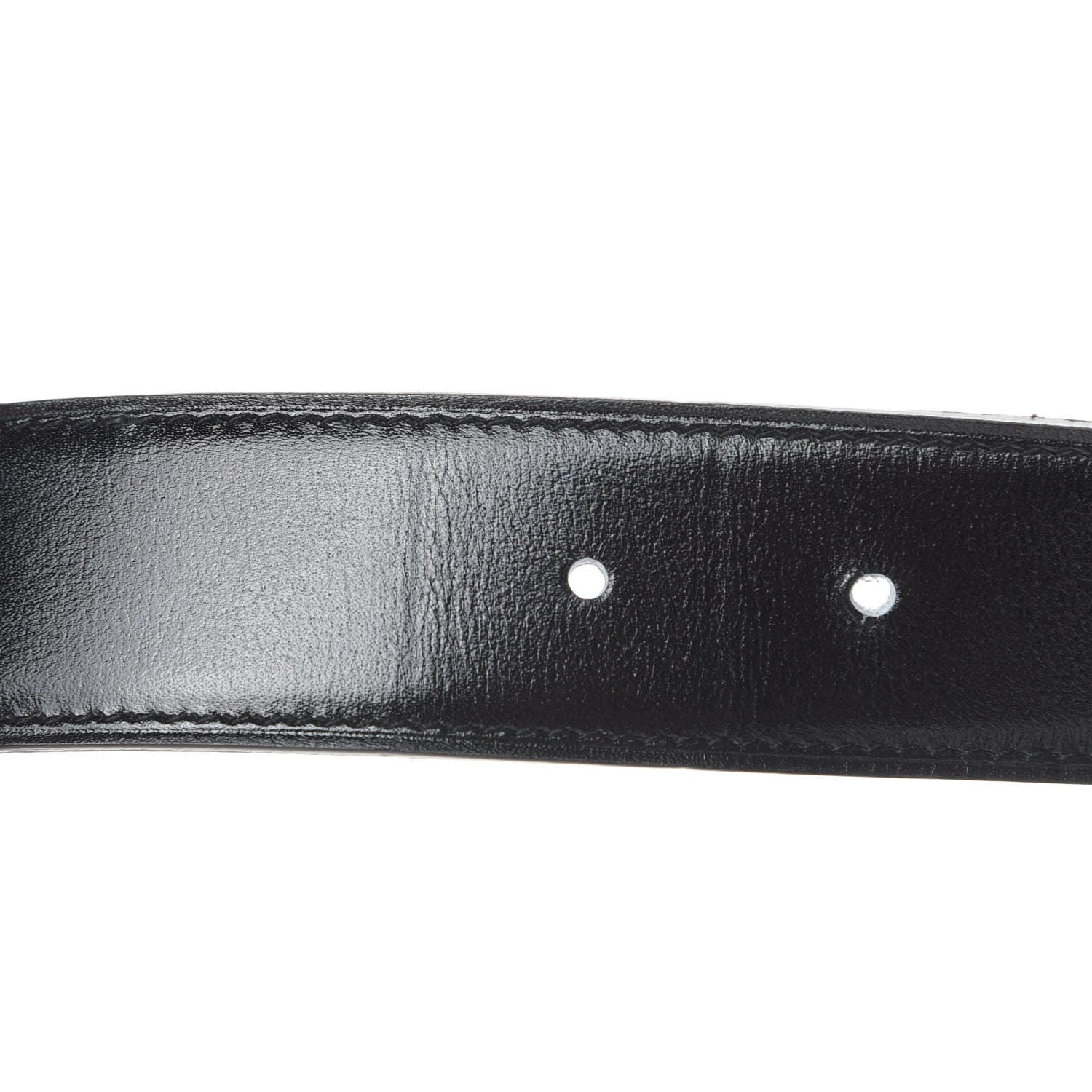 Hermes Box Togo 32mm Guilloche H Belt 105 Black Etain 7 of 8