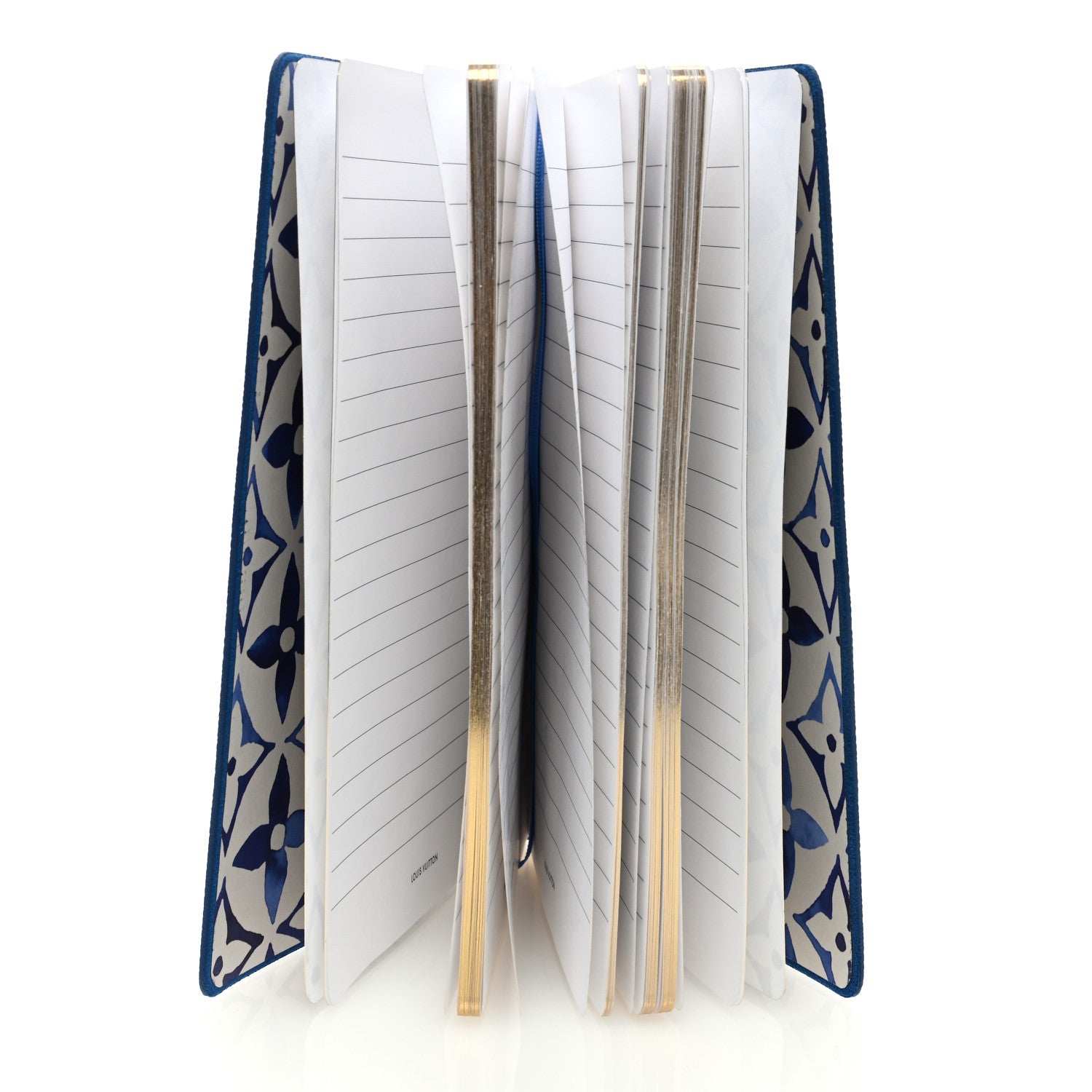 Louis Vuitton Monogram Watercolor Clemence Notebook Blue 5 of 6
