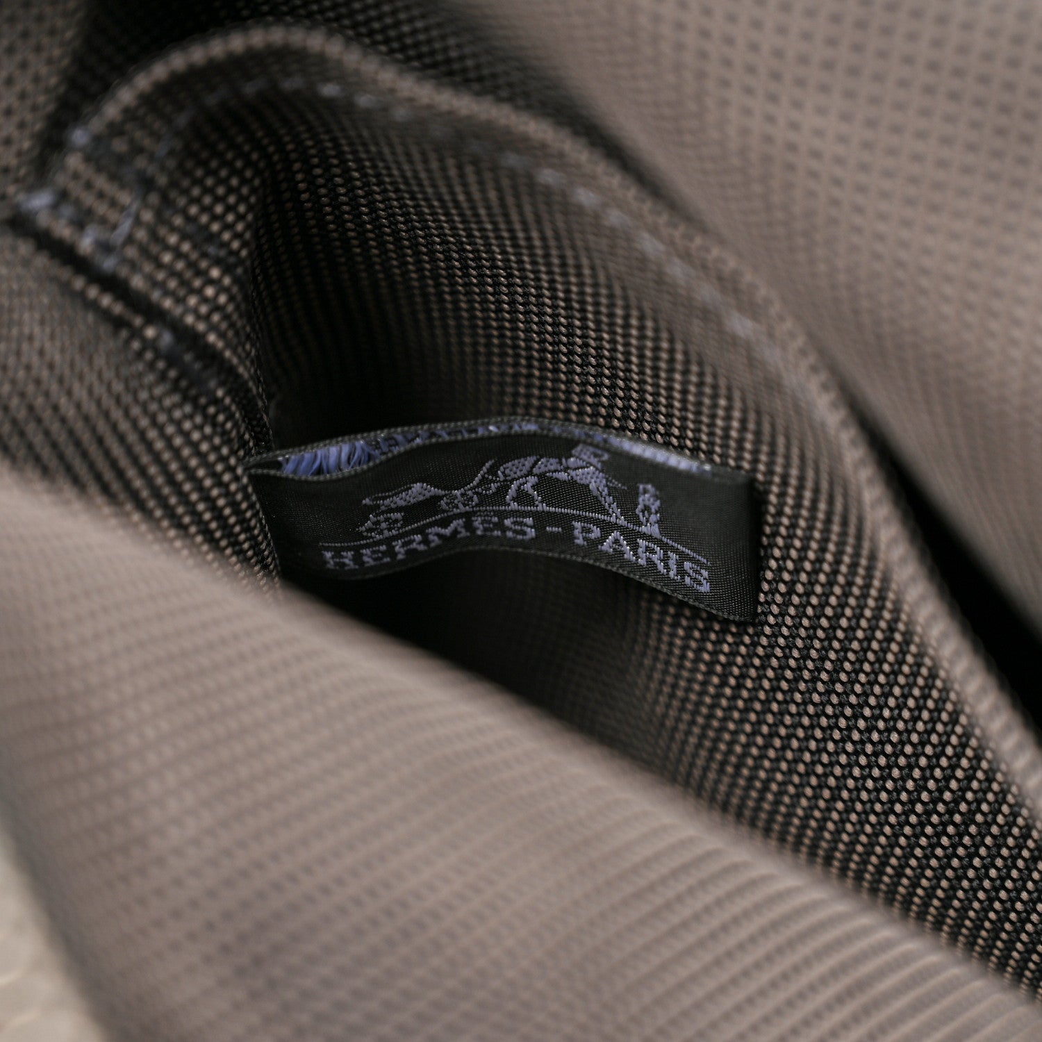 Hermes Canvas Herline Backpack Grey 7 of 10