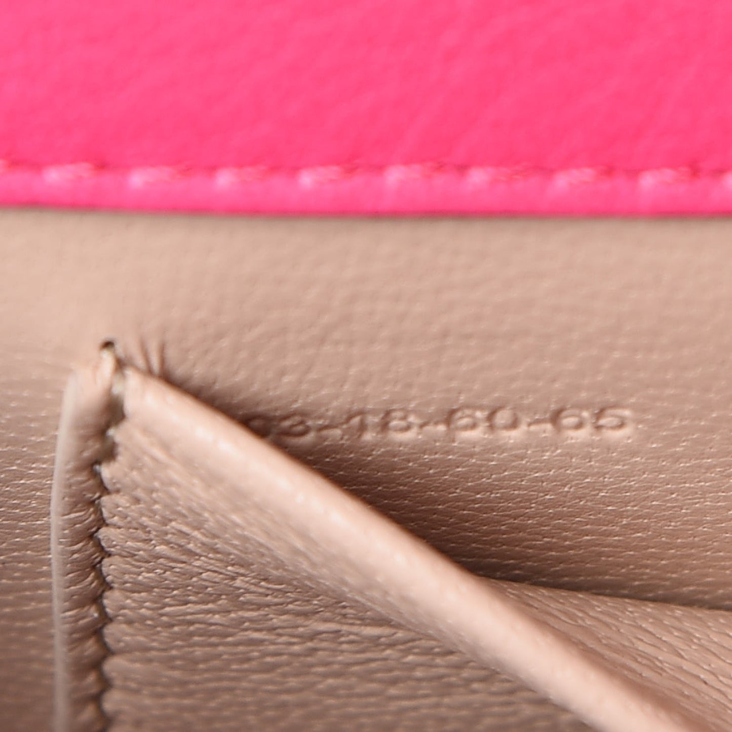 Calfskin Small Nile Bracelet Minaudiere Bag Fuchsia Rose