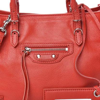 Balenciaga Veau Souple Papier Mini A4 Tote Rouge Cerise 10 of 10
