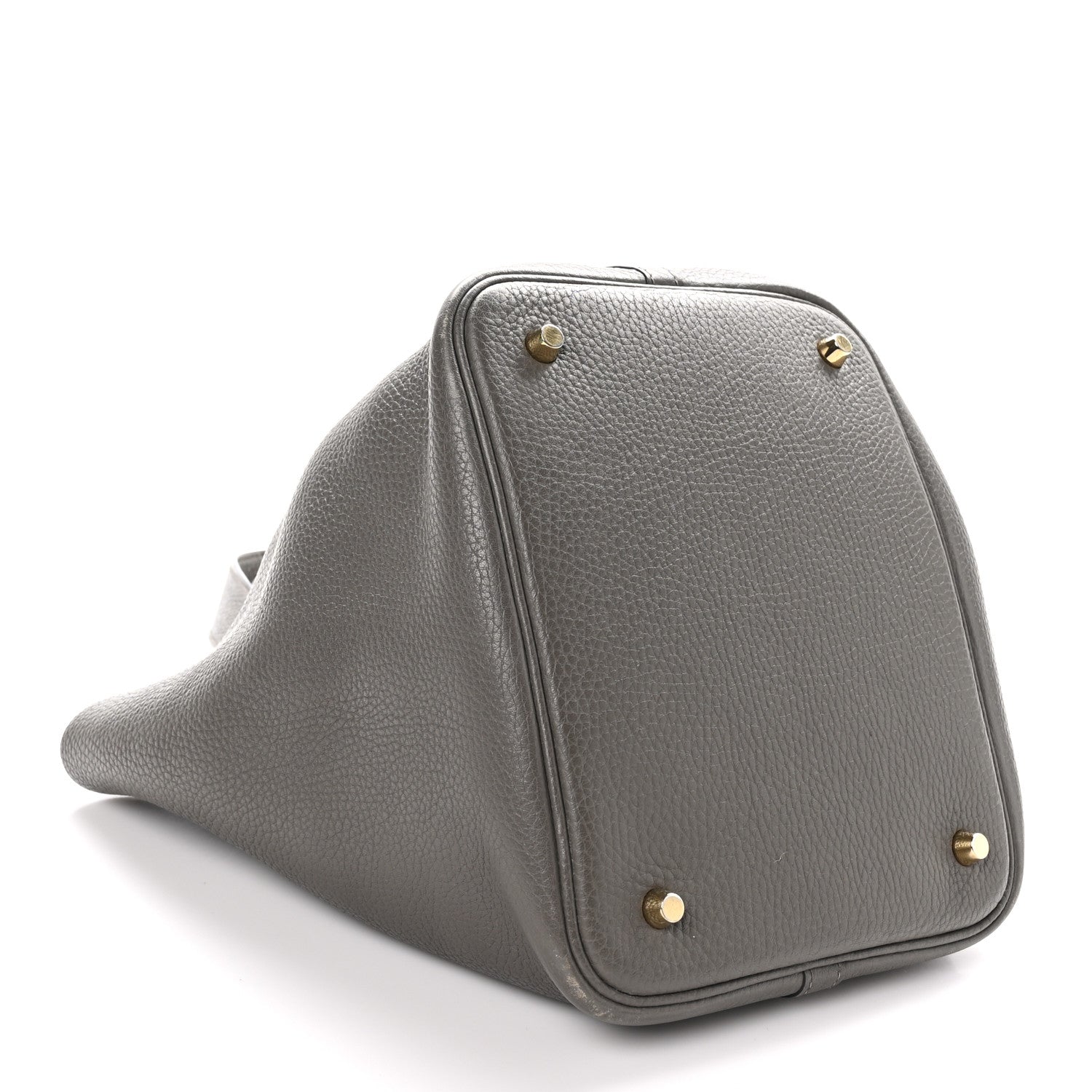 Hermes Taurillon Clemence Picotin Lock 22 MM Etain 4 of 12