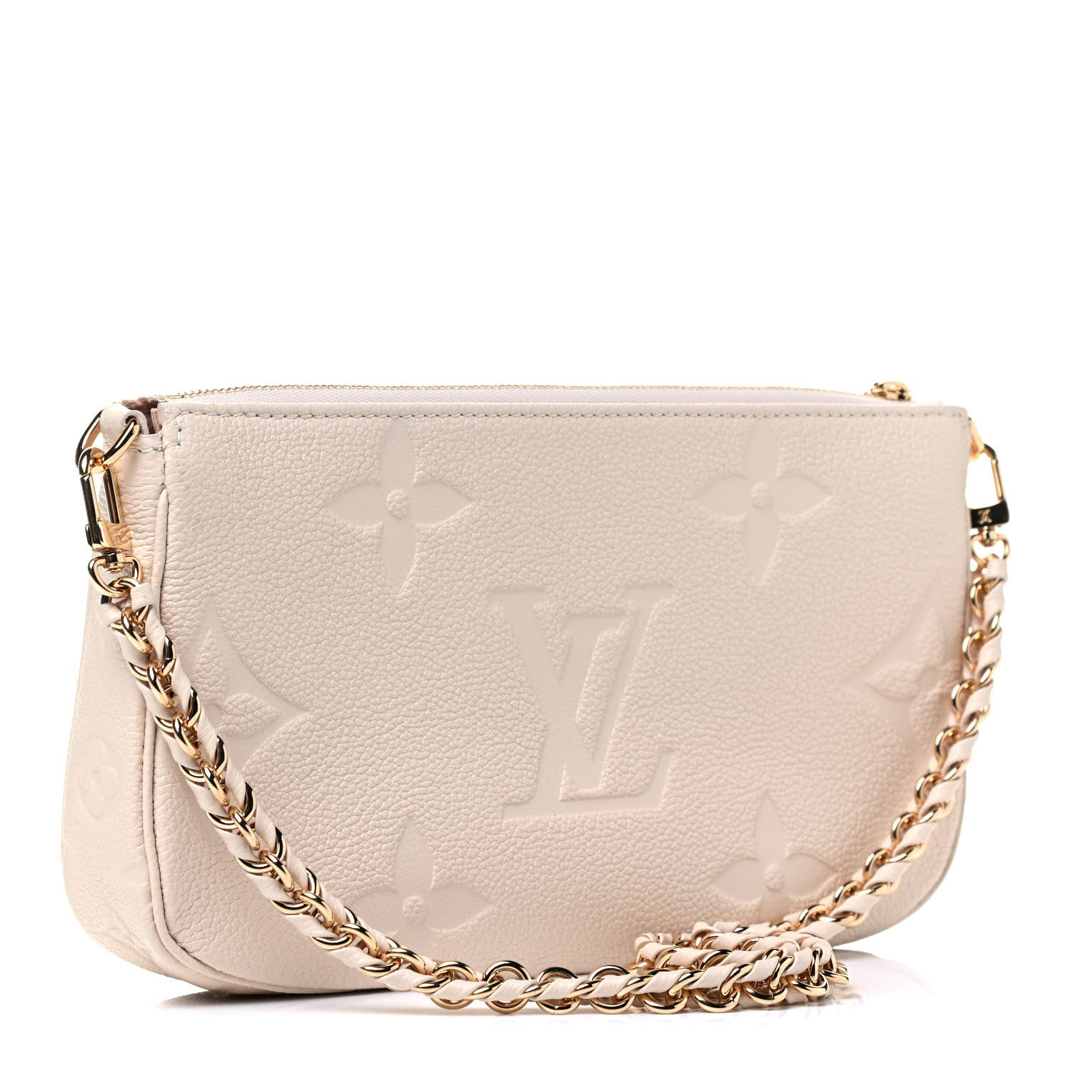 Louis Vuitton Empreinte Monogram Giant Multi Pochette Accessories Large Pochette Cream 3 of 8