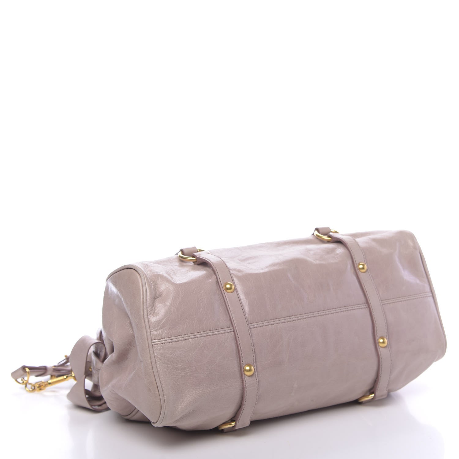 Miu Miu Vitello Lux Large Bow Bag Mughetto 4 of 11