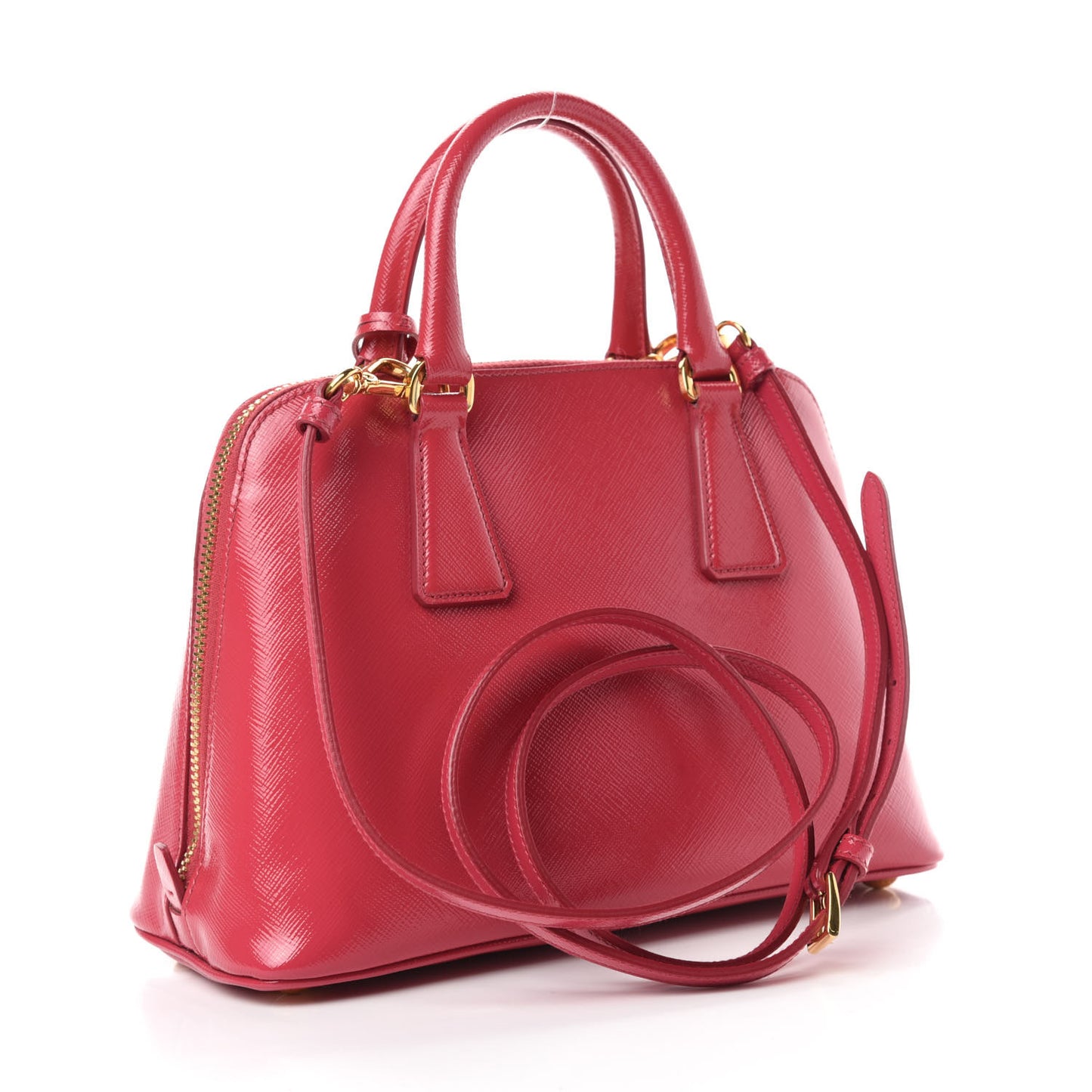 Saffiano Vernice Small Promenade Tote Peonia