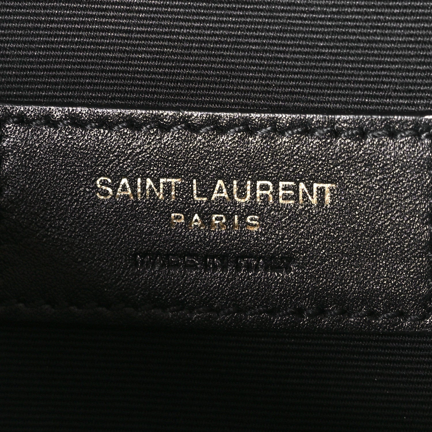 Saint Laurent Grain De Poudre Monogram Belt Bag Black 6 of 10