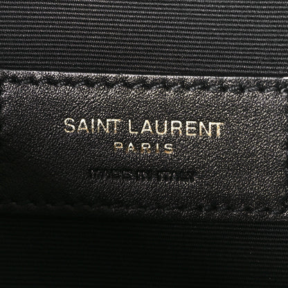 Saint Laurent Grain De Poudre Monogram Belt Bag Black 6 of 10