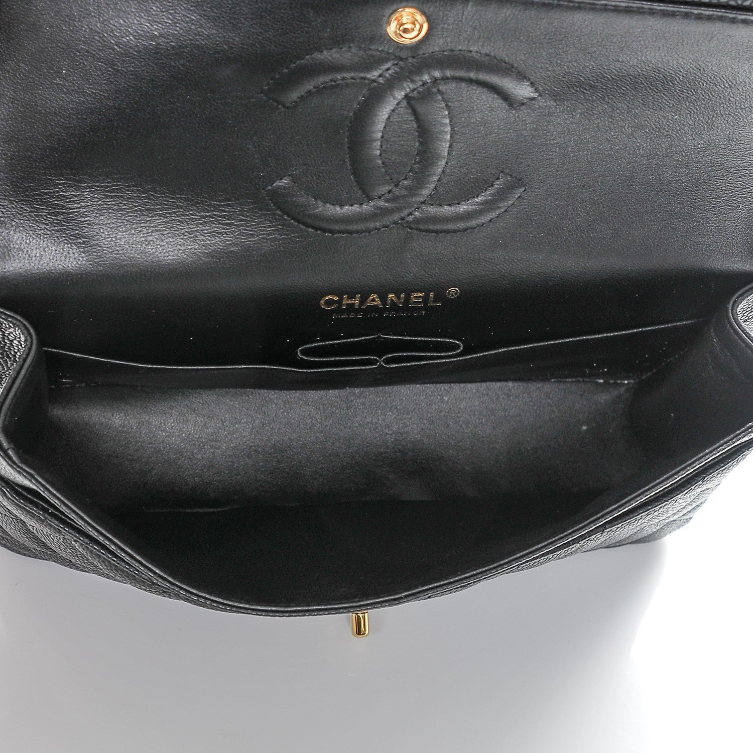 Chanel Caviar Quilted Medium Double Flap Black 5 of 7