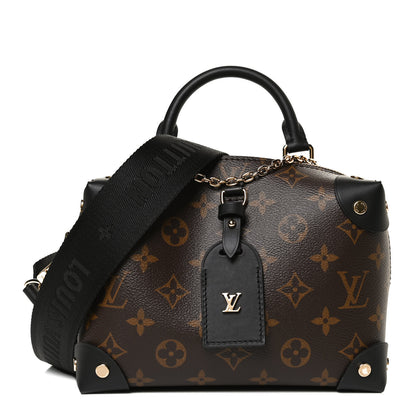 Louis Vuitton Monogram Petite Malle Souple Black 2 of 9