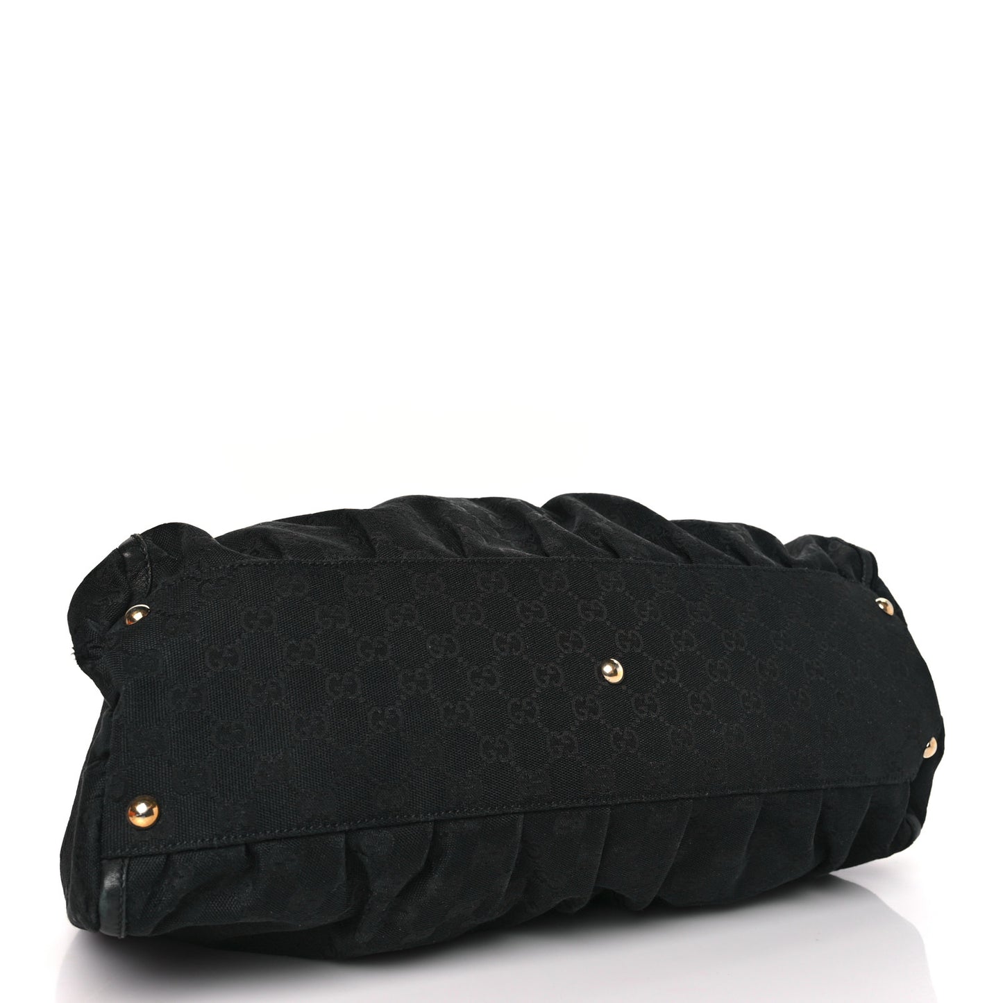 Monogram Large D Gold Hobo Black