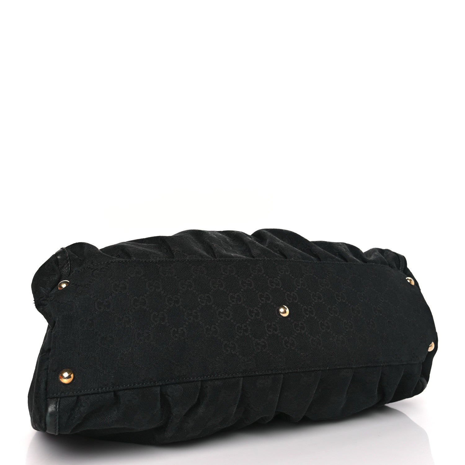 Gucci Monogram Large D Gold Hobo Black 4 of 13
