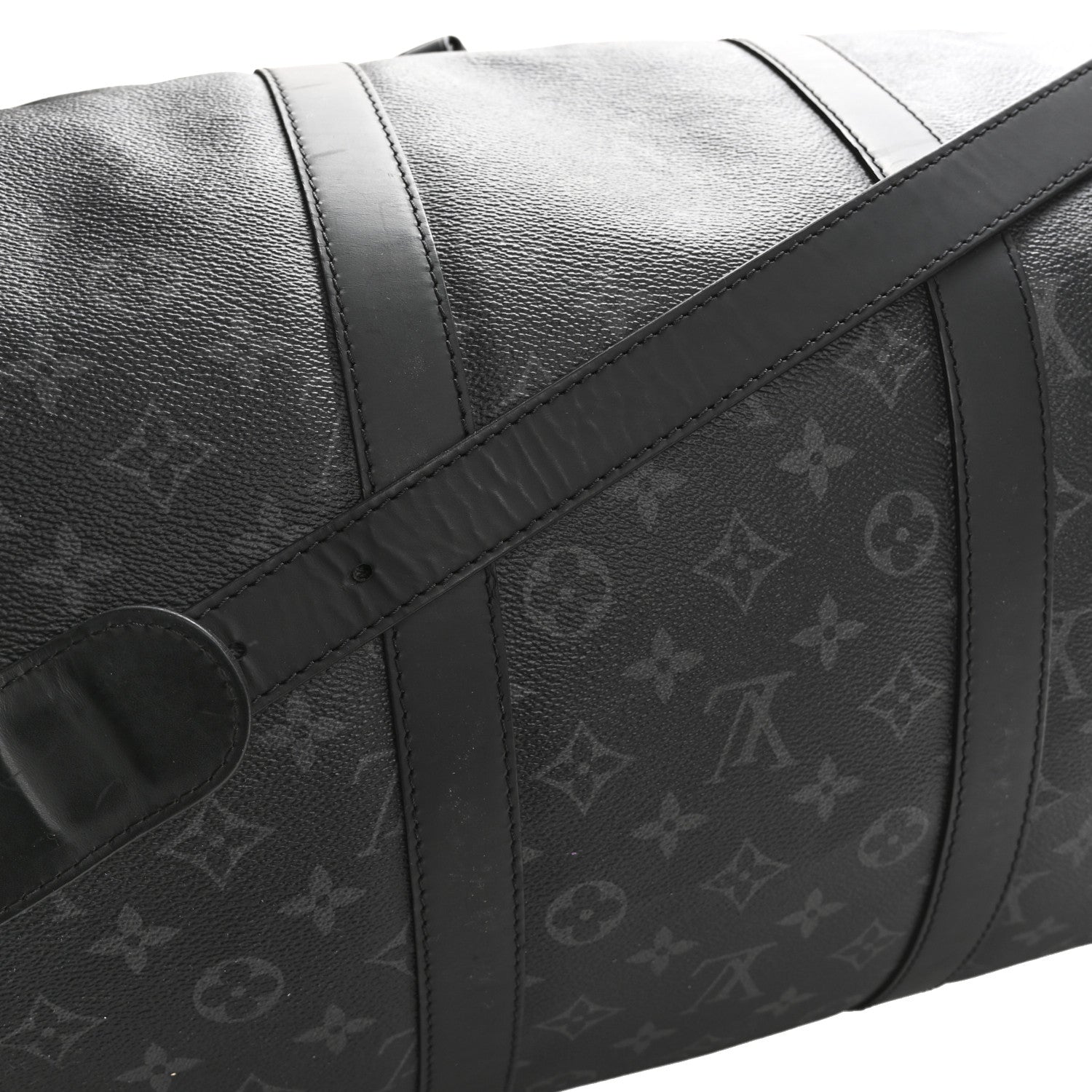 Louis Vuitton Monogram Eclipse Keepall Bandouliere 55 11 of 11
