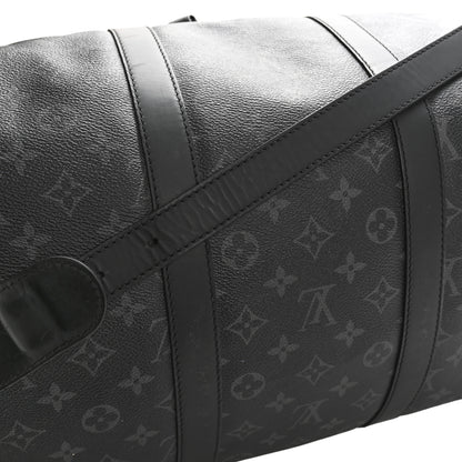 Louis Vuitton Monogram Eclipse Keepall Bandouliere 55 11 of 11